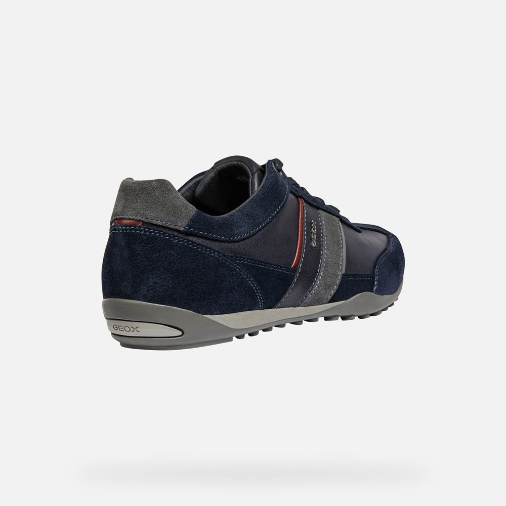 Geox Erkek Spor Ayakkabı Lacivert - Wells - VPK-012836